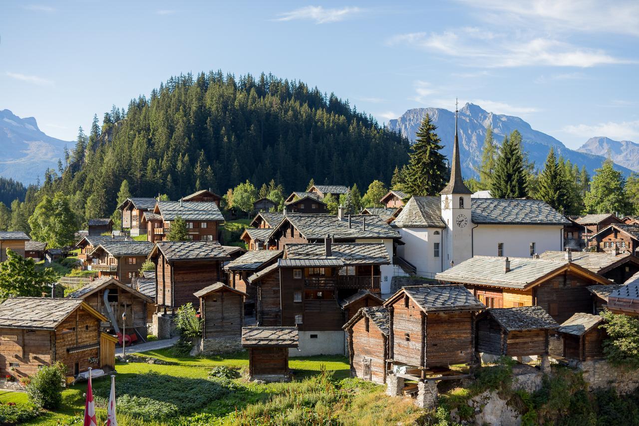 Hotel Blattnerhof Blatten bei Naters Exteriér fotografie